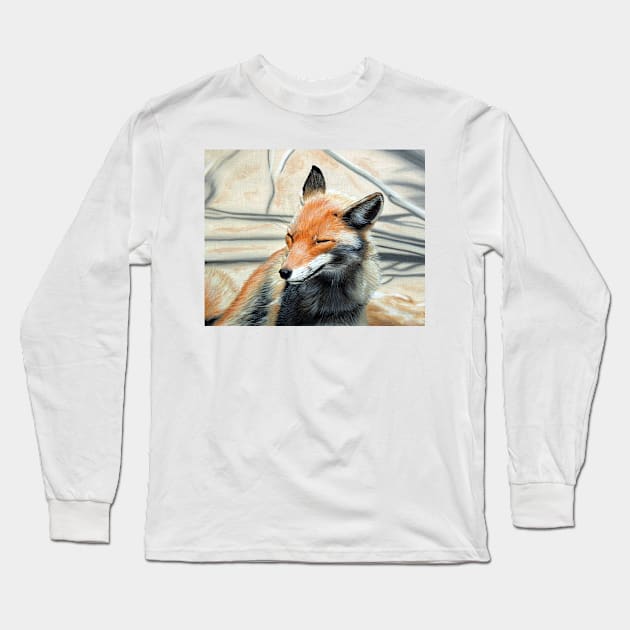 Sly Fox Long Sleeve T-Shirt by Sandra Warmerdam